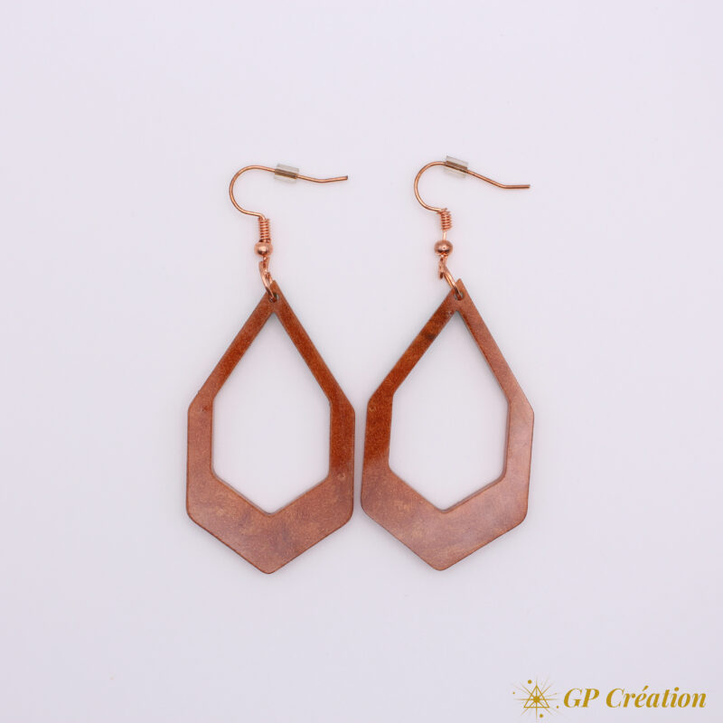 Boucles d'oreilles en résine – Image 2