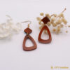 Boucles d'oreilles en résine