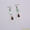Boucles d'oreilles en bois et acrylique – Image 2